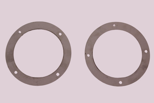 Stainless ring for 4" chimney, durable and easy to install, perfect for upgrading sauna tent stove setup.