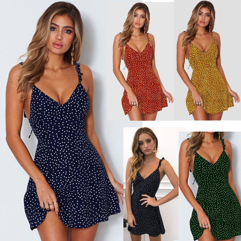 Women Summer Fashion Beach Sundress in multiple colors by FitiqueFit, perfect for a casual summer outing or vacation.