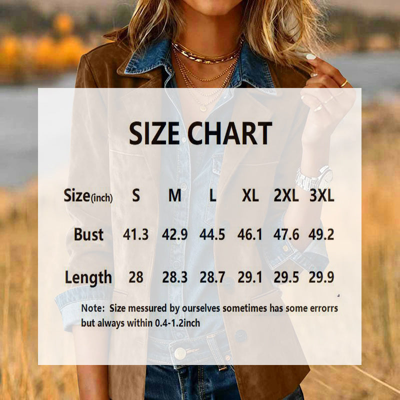 Plus Size Women's Solid Color Blazer Jacket