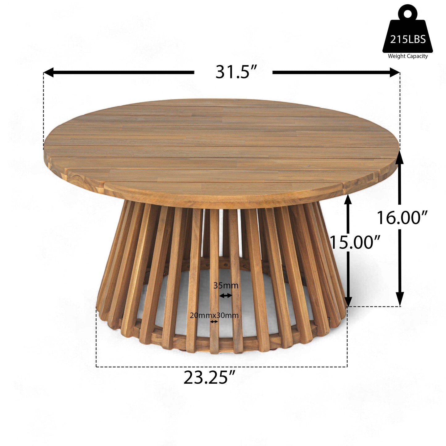 PATIO FURNITRE SETS : CLAREMONT 3 SEATER DAYBED + ACACIA WOOD TABLE