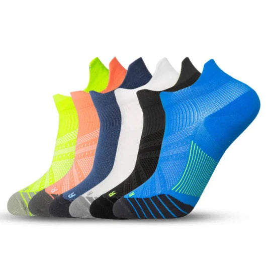 Colorful women's Compression Socks - Quick-Dry Low-Cut ankle design, boosts circulation, reduces swelling, moisture-wicking, size 6 to 10 1/2.