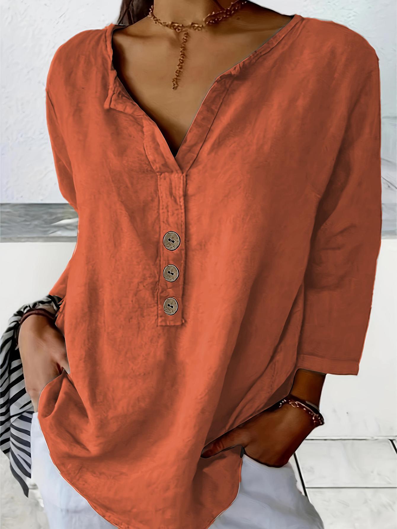 Modern Notched-Collar Button-Down Shirt – Relaxed Chic Staple