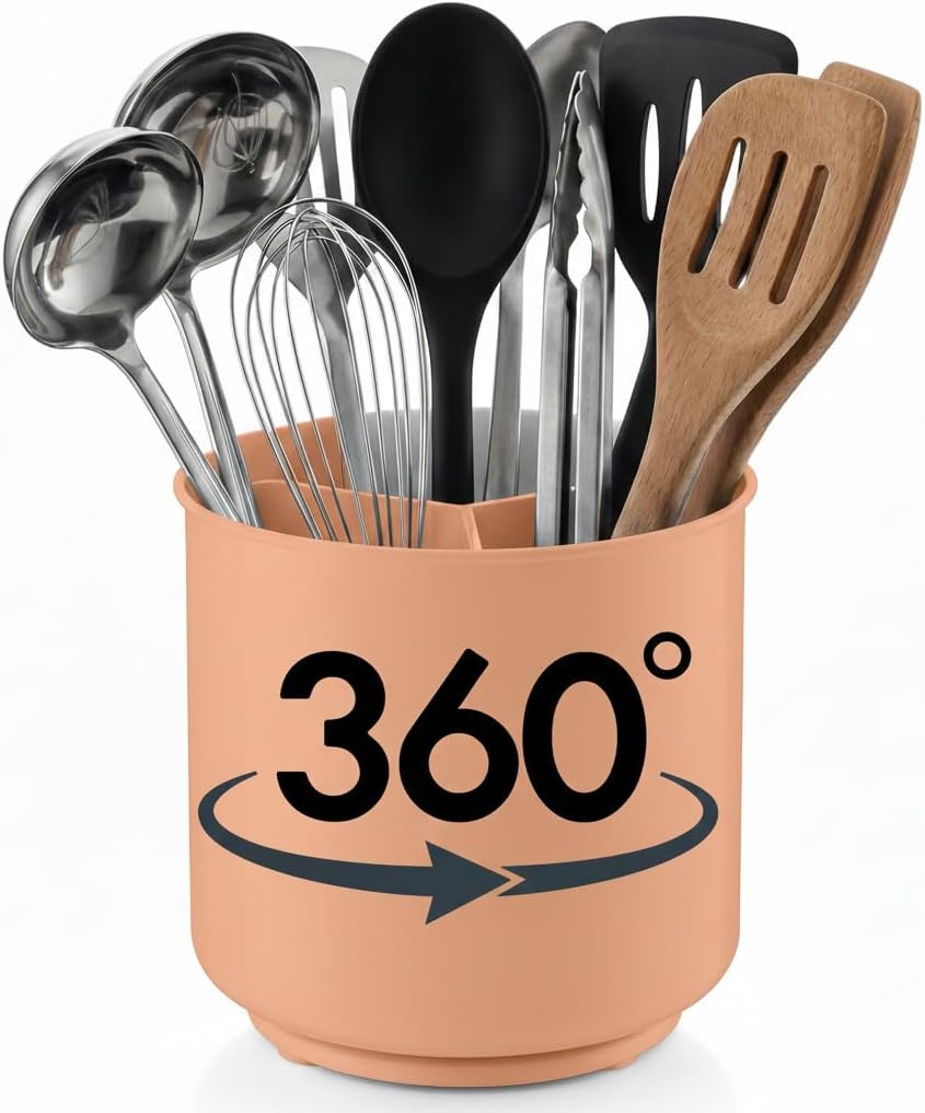 Rotating Utensil Holder — Plastic
