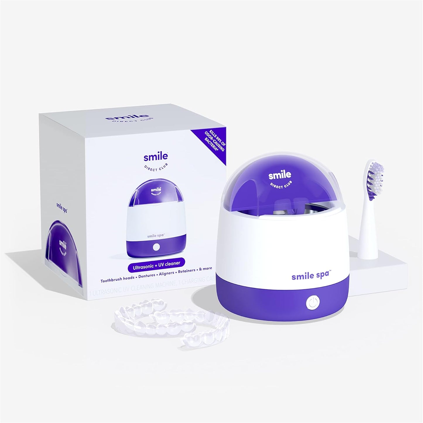 SmileDirectClub Smile Spa Ultrasonic and UV Cleaning Machine for Alingers, Retainers, Toothbrush Heads, and More
