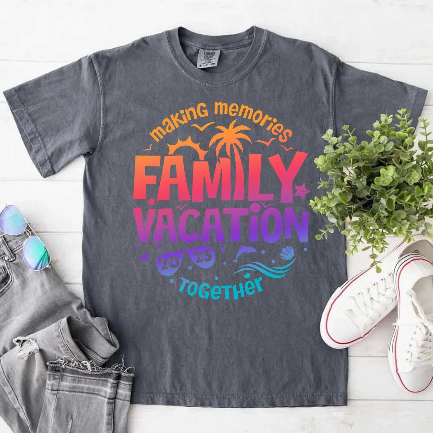 Family Vacation 2025 Shirts – Matching Outfits for Making Memories Together