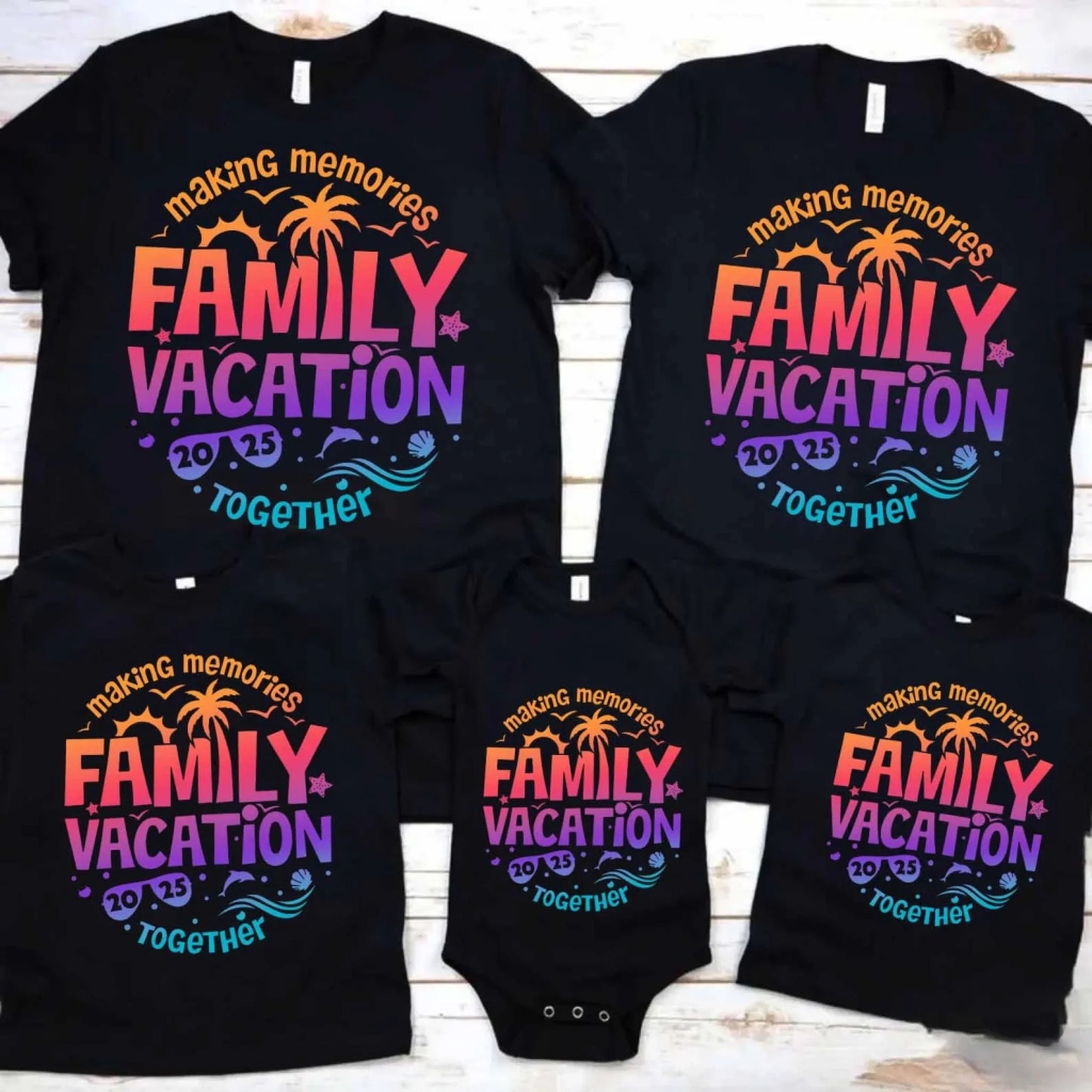Family Vacation 2025 Shirts – Matching Outfits for Making Memories Together