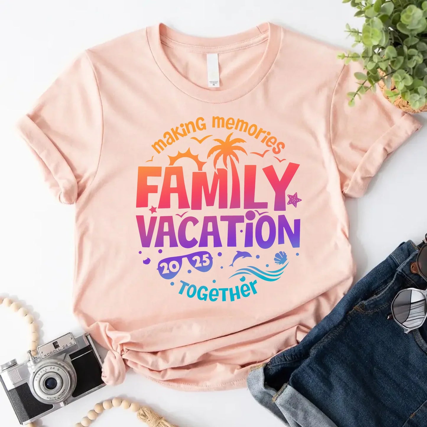 Family Vacation 2025 Shirts – Matching Outfits for Making Memories Together