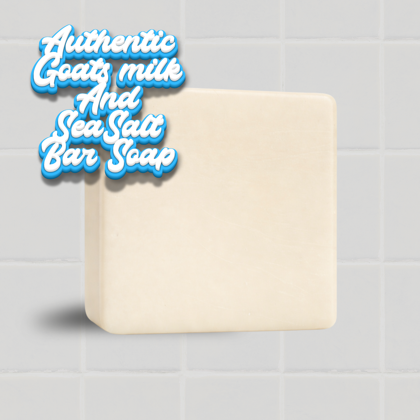 Authentic Bar Soap with goat milk and coconut oil for acne and blemish treatment