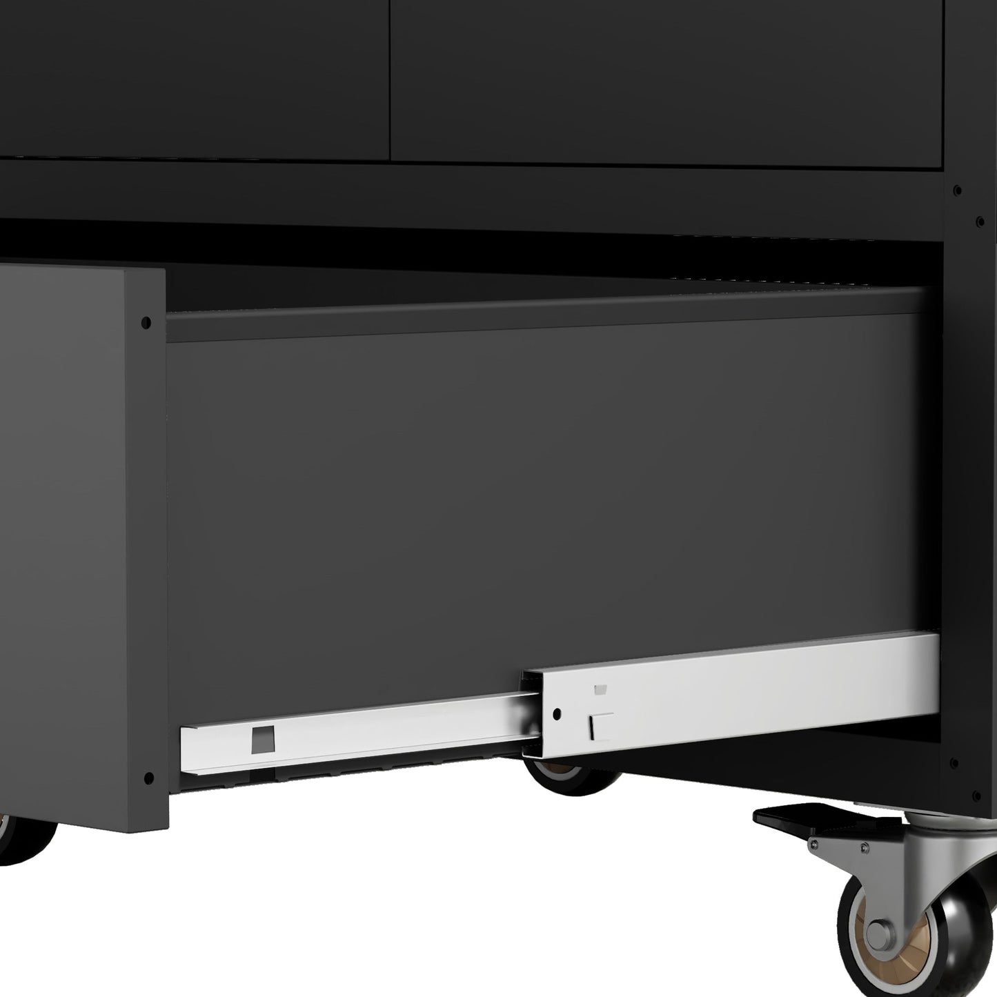 Tool Cart with Wheels, 40' H x 30' W x 20' D, Mobile Tool Cabinet with Lockable Casters & Drawer, Heavy-Duty Steel Storage Organizer for Garage, Workshop, Office - Easy 30-Min Assembly