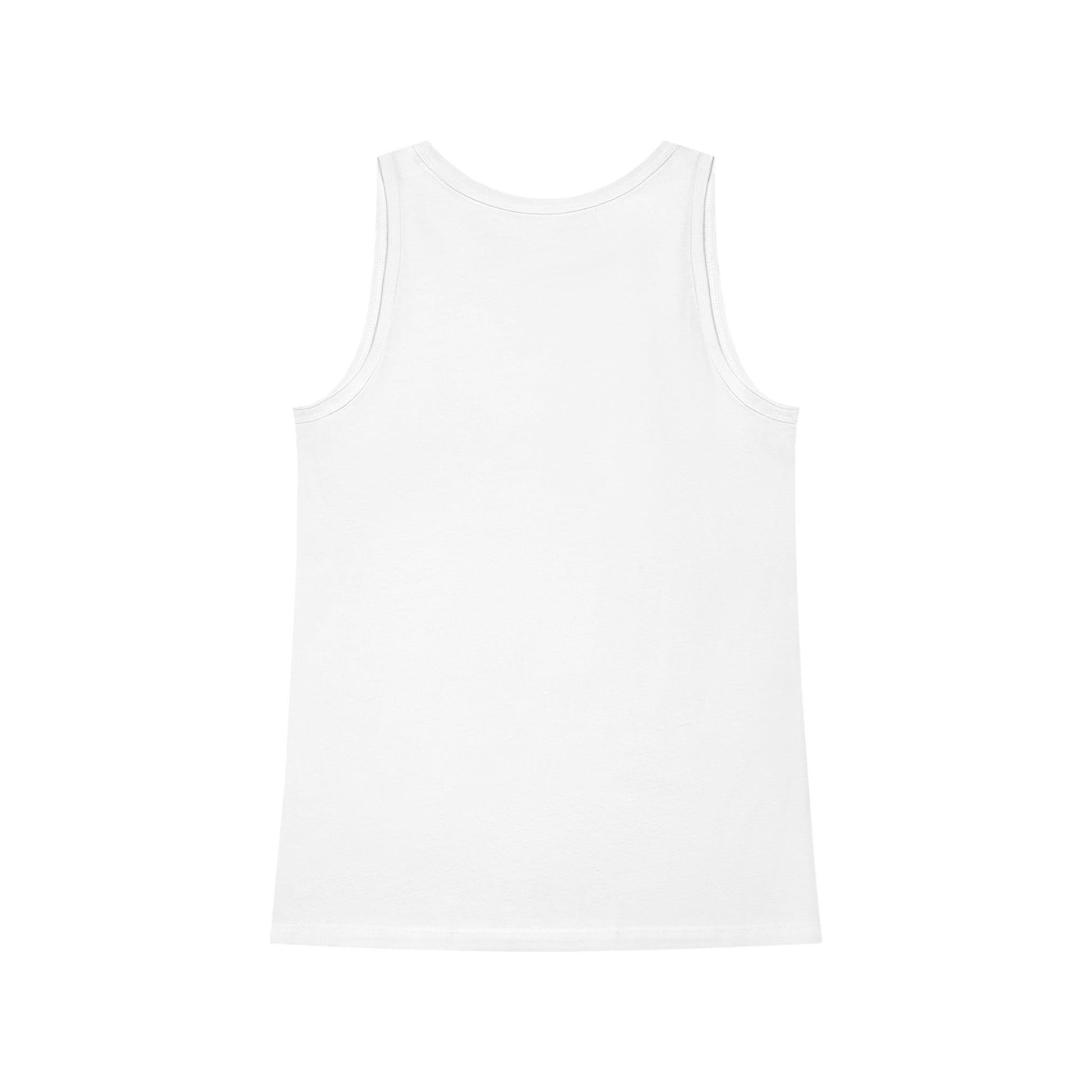 Back view of Drunk and Ready to Leave Tank Top St Patricks Day in white color.