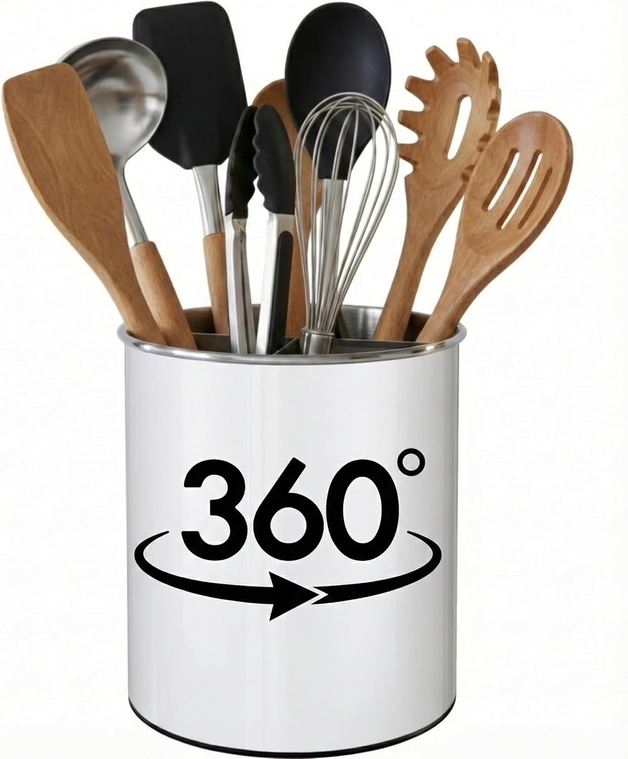 Rotating Utensil Holder — Plastic