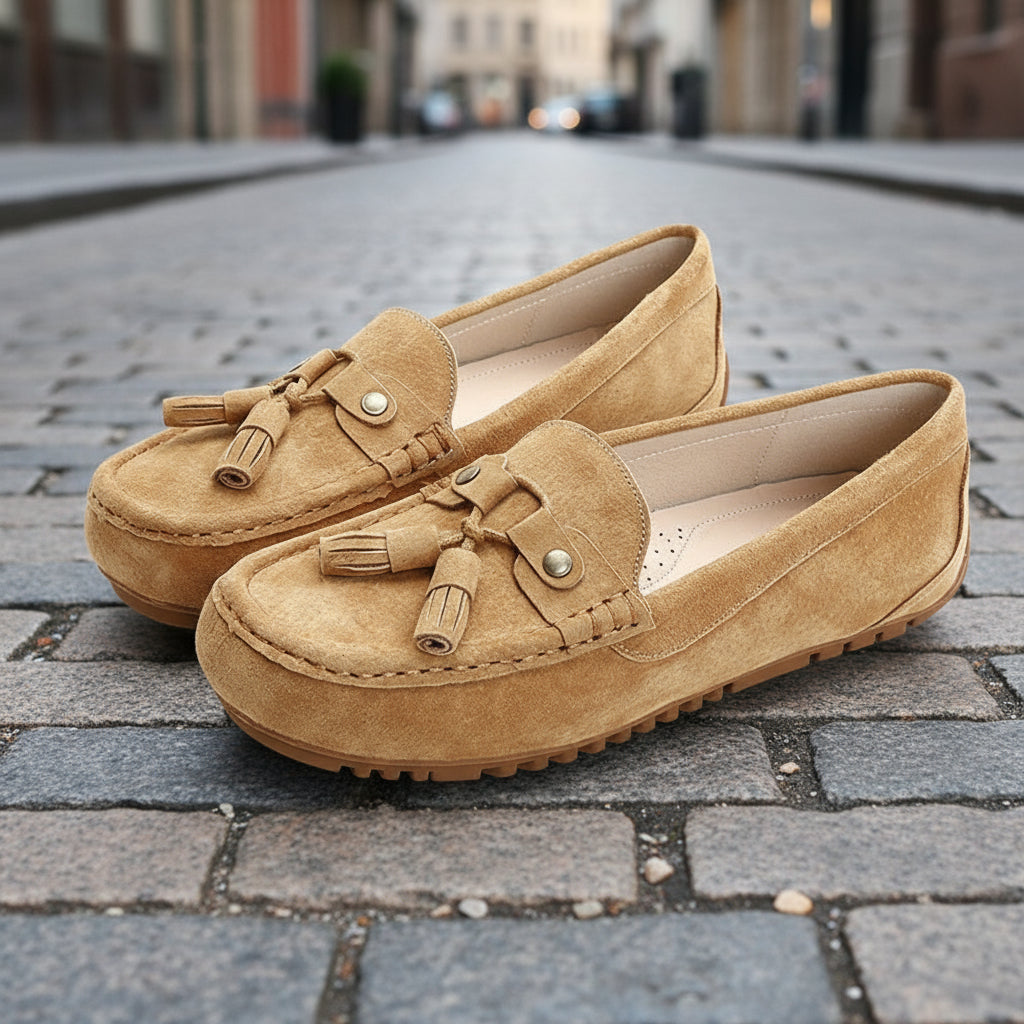 Soft-Bottom Non-Slip Slip-On Loafer Flats — Women’s Easy Comfort Shoes