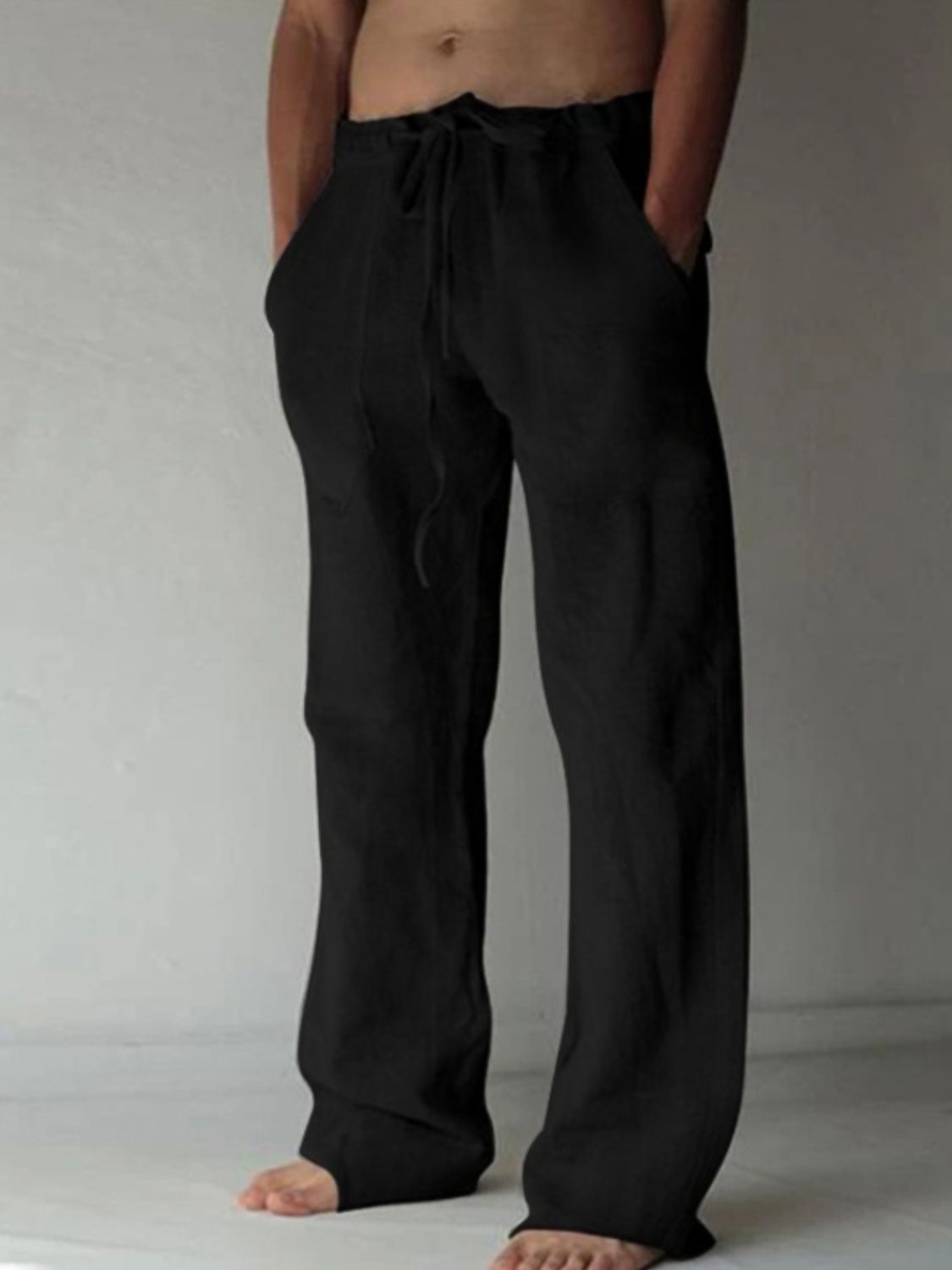 Drawstring Loose Fit Pants