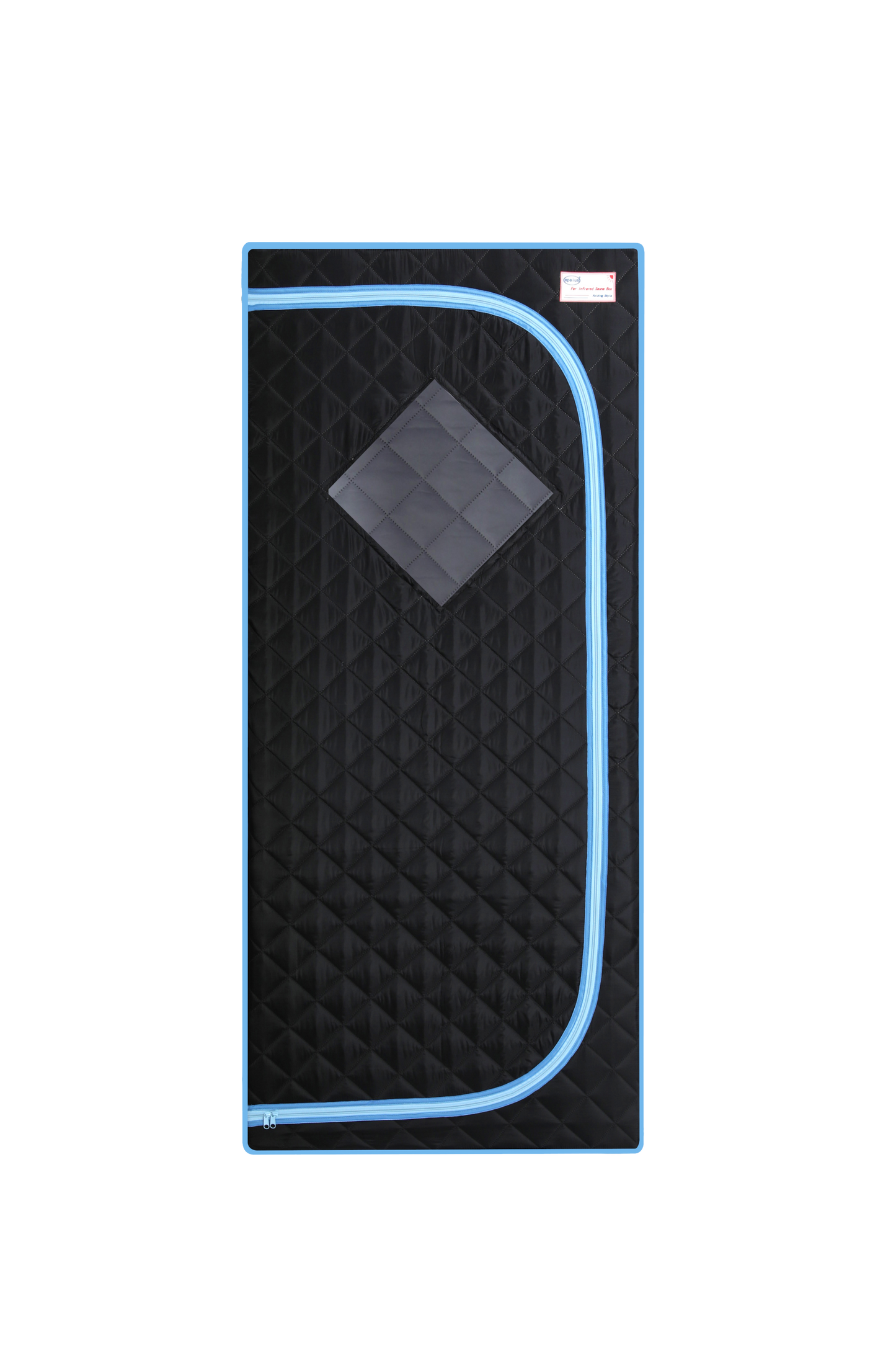 Portable Full Size Black Infrared Sauna tent–Personal Home Spa, with Infrared Panels, Heating Foot Pad,Controller, Foldable Chair ,Reading light.Easy to Install.Fast heating, with FCC Certification.