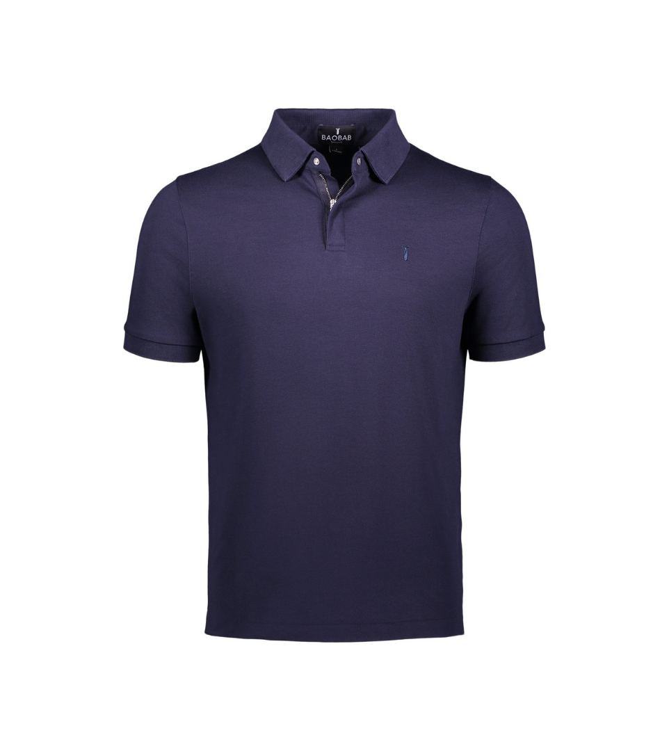 Short Sleeve Perfect Polo with StaySharp Collar and tailored modern fit