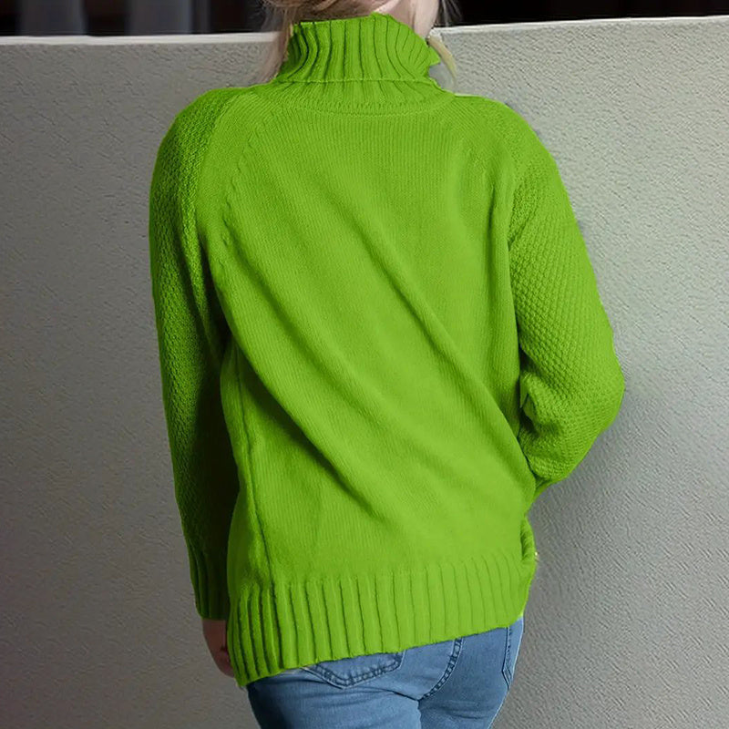 Women’s Mock Turtleneck Sweater