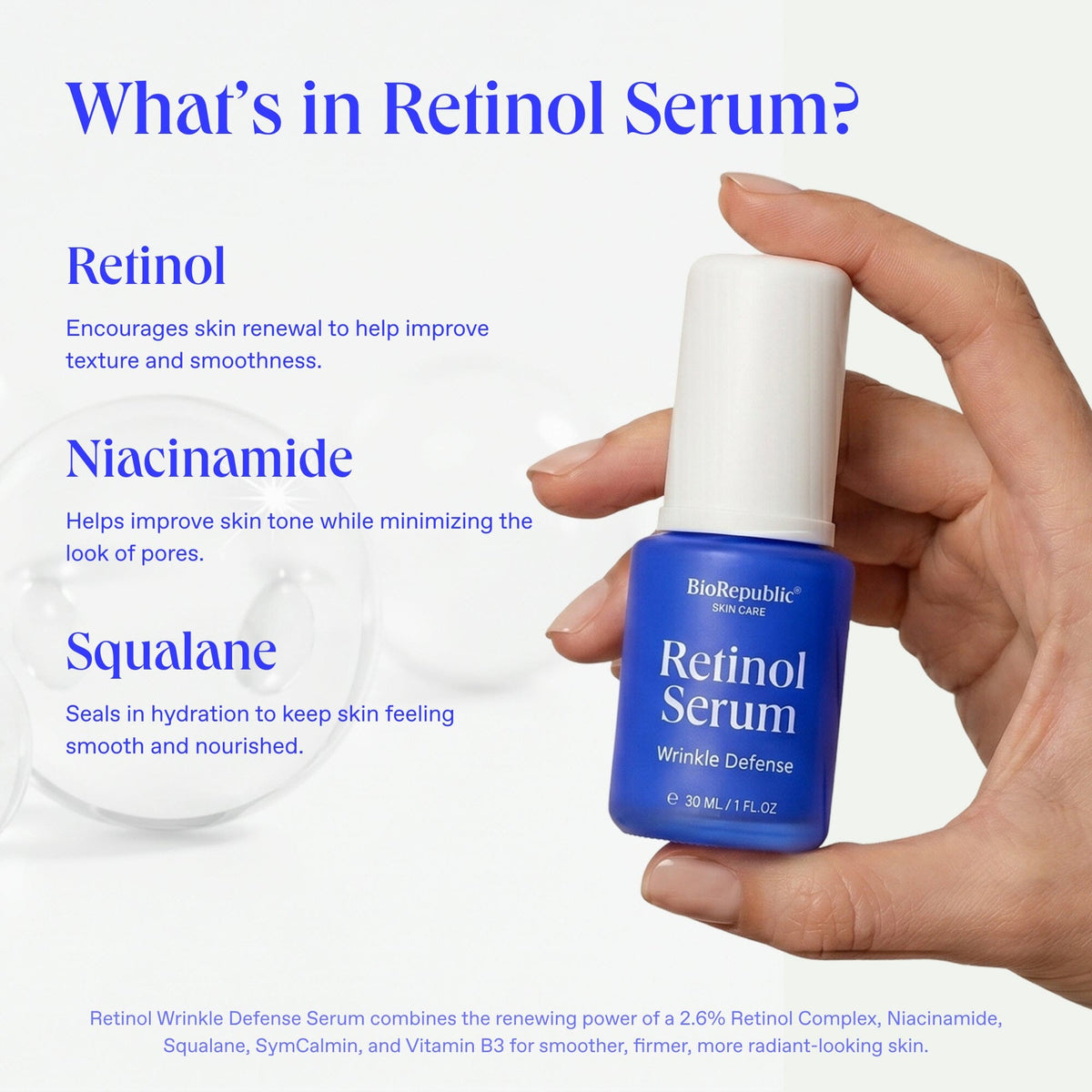 Retinol Wrinkle Defense Serum