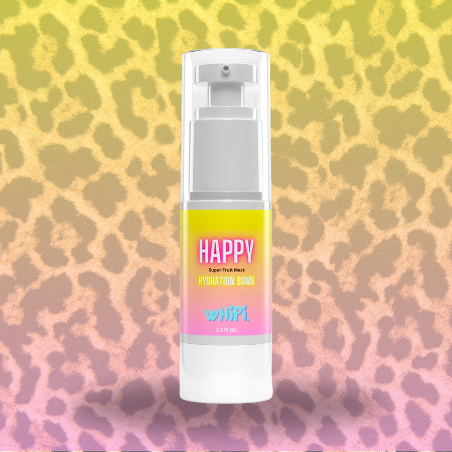 Happy Hydration Bomb Mask in vibrant packaging, ideal for deep moisturizing and glowing skin.