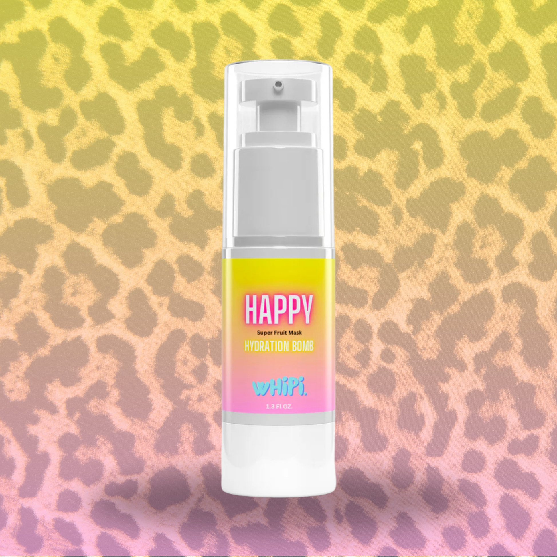 Happy Hydration Bomb Mask in vibrant packaging, ideal for deep moisturizing and glowing skin.