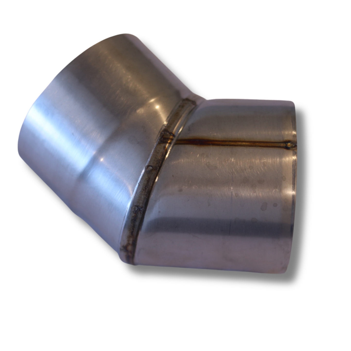 Angled Stove Chimney Pipe - 45 Degree Angle - 3.5” stainless steel sauna vent for optimal ventilation and heat dispersion.