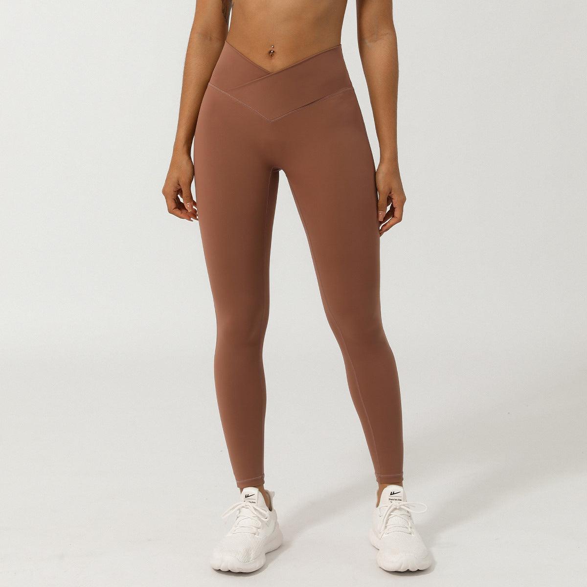 V-Shaped High-Waisted Yoga Pants | Skinny Fit Workout Pants for Fitness & Yoga, perfect for stylish high-intensity workouts