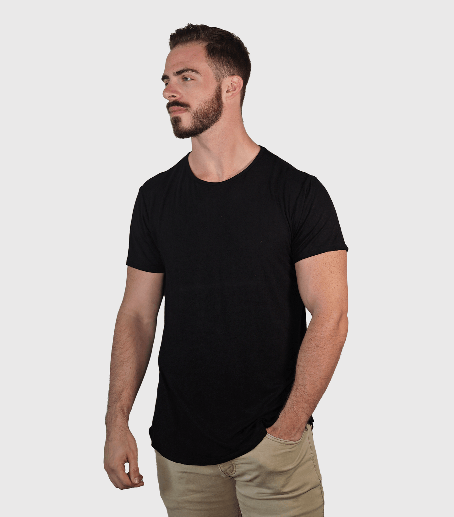 Bamboo Swift Curve-Hem T-Shirt