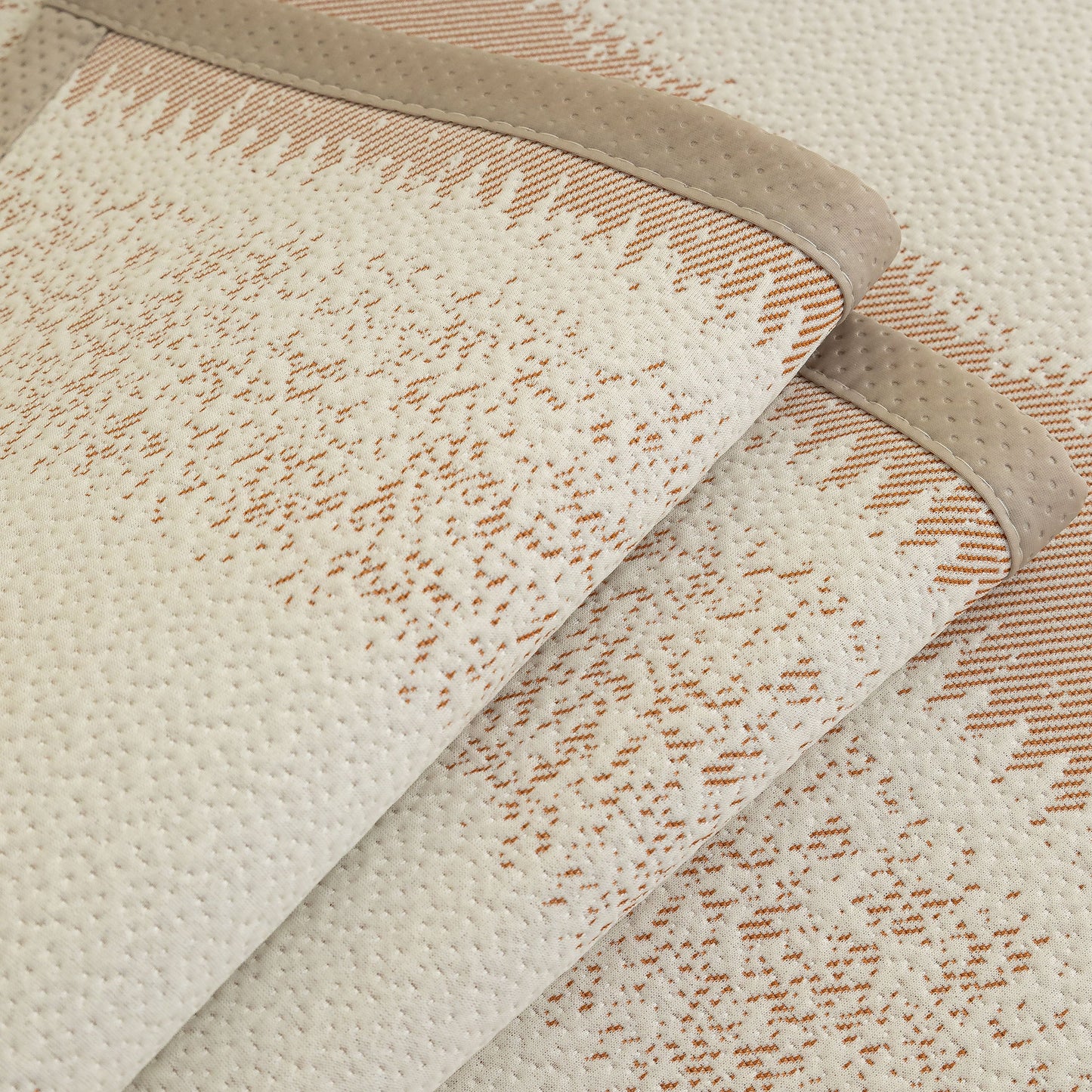 Striped Non-Slip Cooling Couch Cover, Summer Couch Pads for Seat Back Armrest, featuring ice silk fabric and anti-slip backing.
