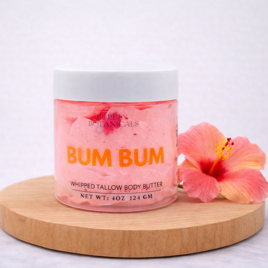 Artisan Tallow Body Butter – Bum Bum Type | Rich Hydration & Beachy Scent