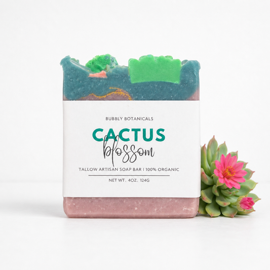 Handcrafted Tallow Soap - Cactus Blossom | Desert Flower Scent