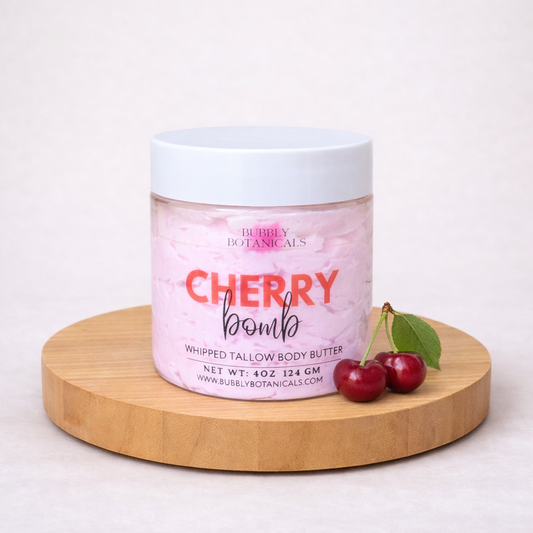 Artisan Tallow Body Butter – Cherry Bomb | Rich Hydration & Playful Scent