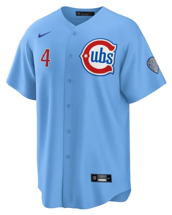 Chicago Cubs Pete Crow Armstrong Nike Light Blue Alternate Player Jersey