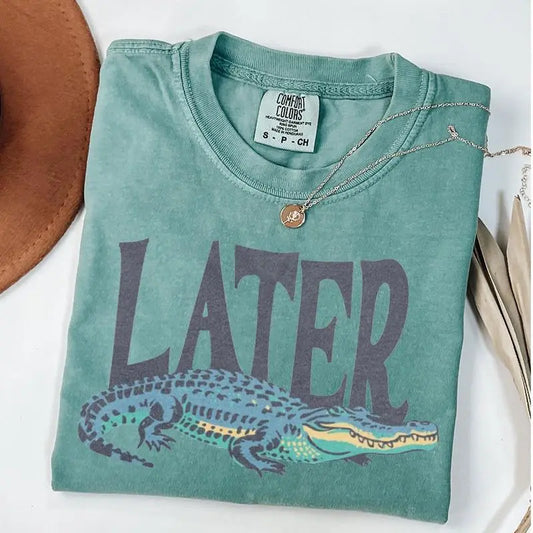 Comfort Colors Later Gator Vintage 90s T-Shirt