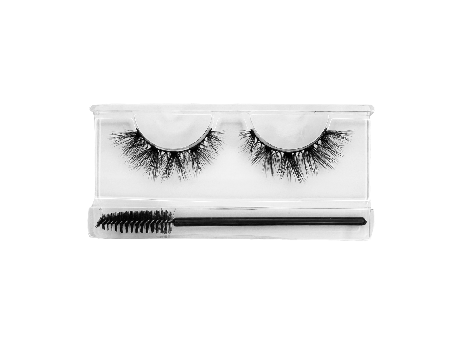 Coven faux mink eyelashes set with free brush, wispy and fluffy, vegan and cruelty-free, perfect for natural look.