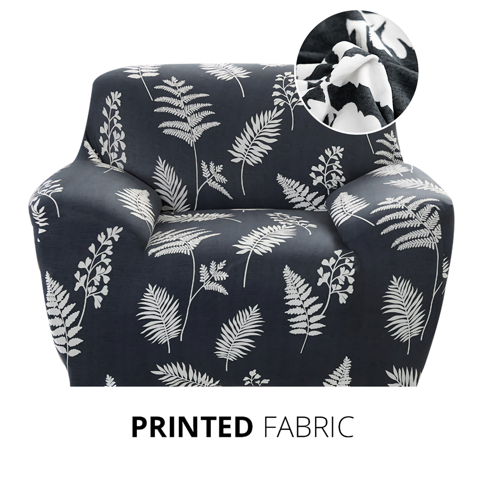 KAS Armchair Cover 4-Styles Elastic Sofa Cover Couch Covers for Living Room Stretchable Slipcover for Chairs - 1 Seater Chair Slip Cover