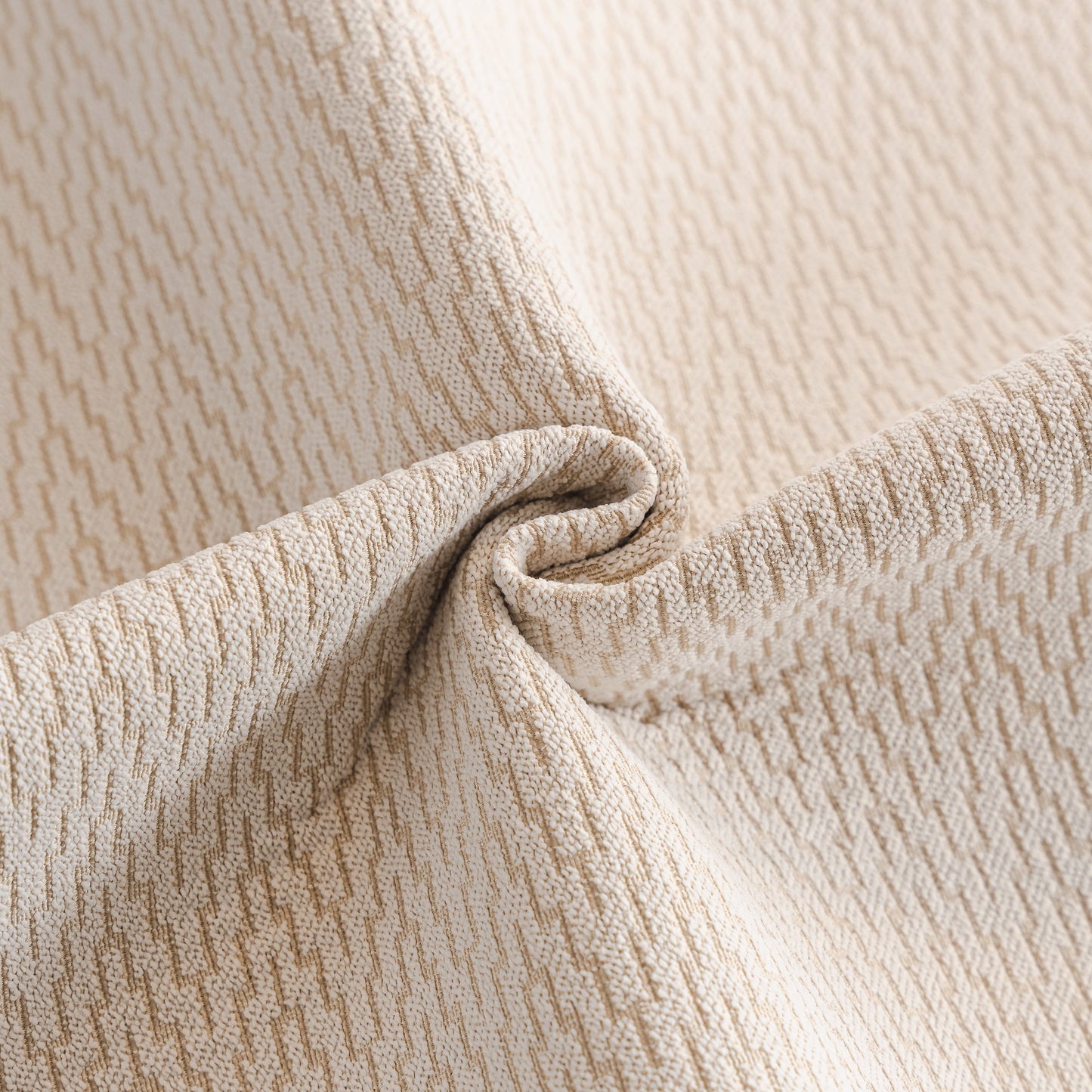 Close-up of chenille fabric with herringbone texture for Herringbone Couch Protector for Pets, Non-Slip Washable Sectional Couch Covers