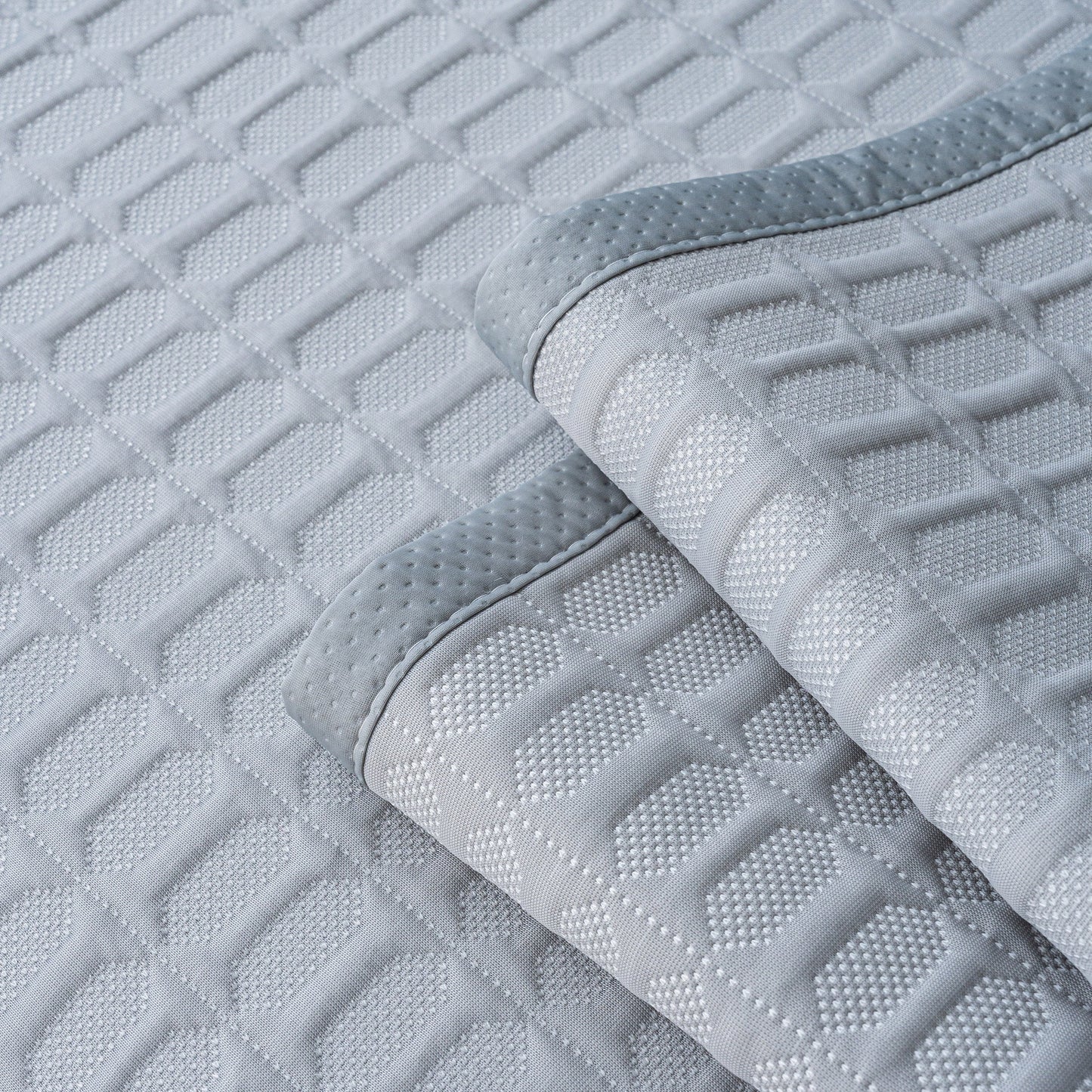 Geometric Textured Couch Slipcover Protector Non-Slip Ice Silk Sofa Cover for Couch