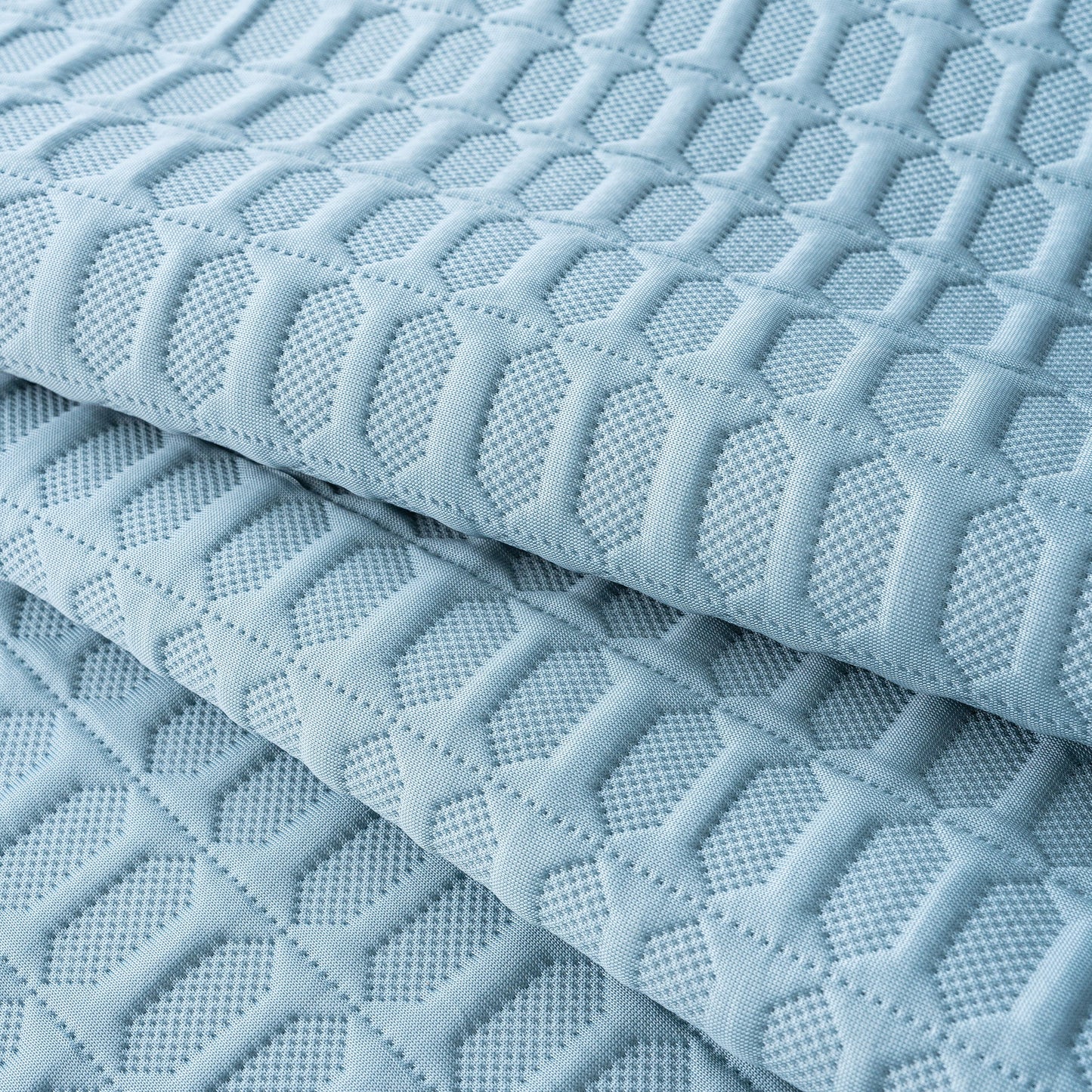 Geometric Textured Couch Slipcover Protector Non-Slip Ice Silk Sofa Cover for Couch