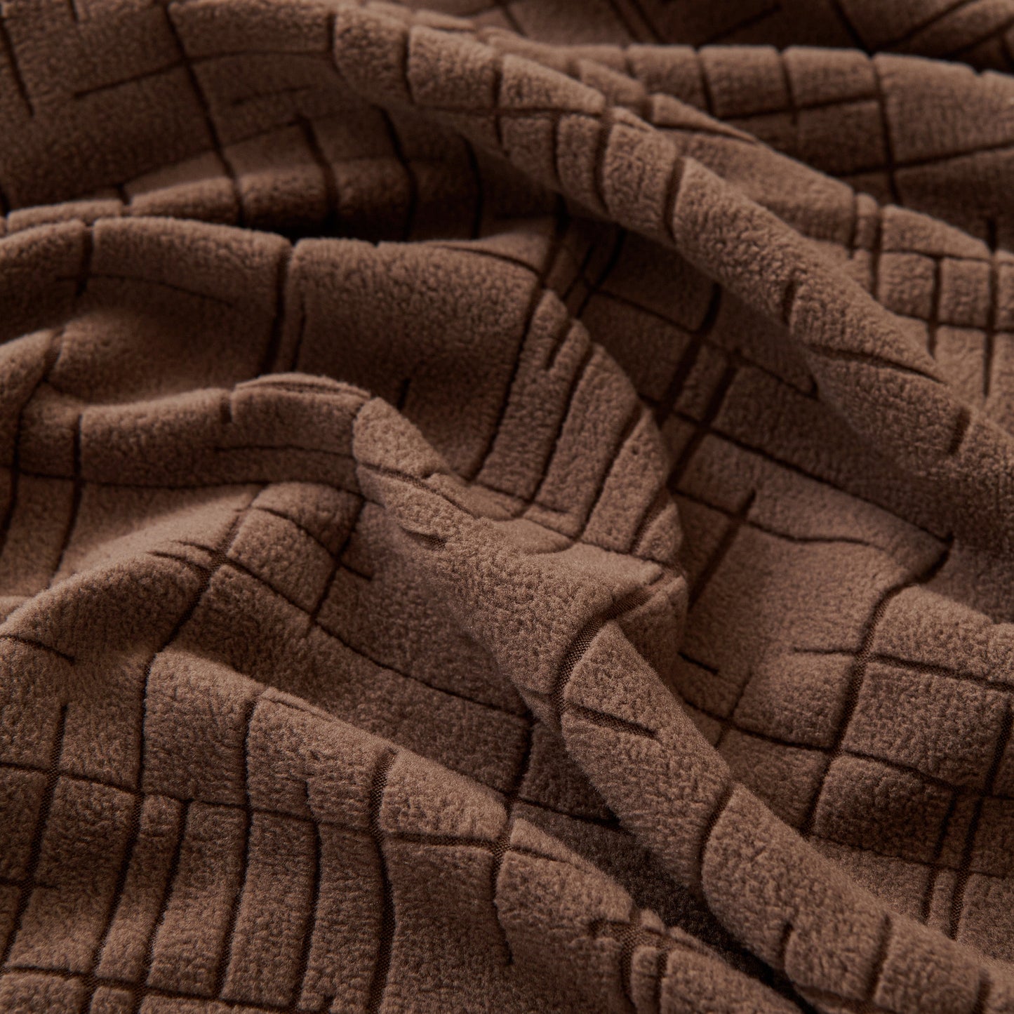 Embossed Lines Couch Covers Stretchable Non-Slip & Washable Sofa Slipcovers