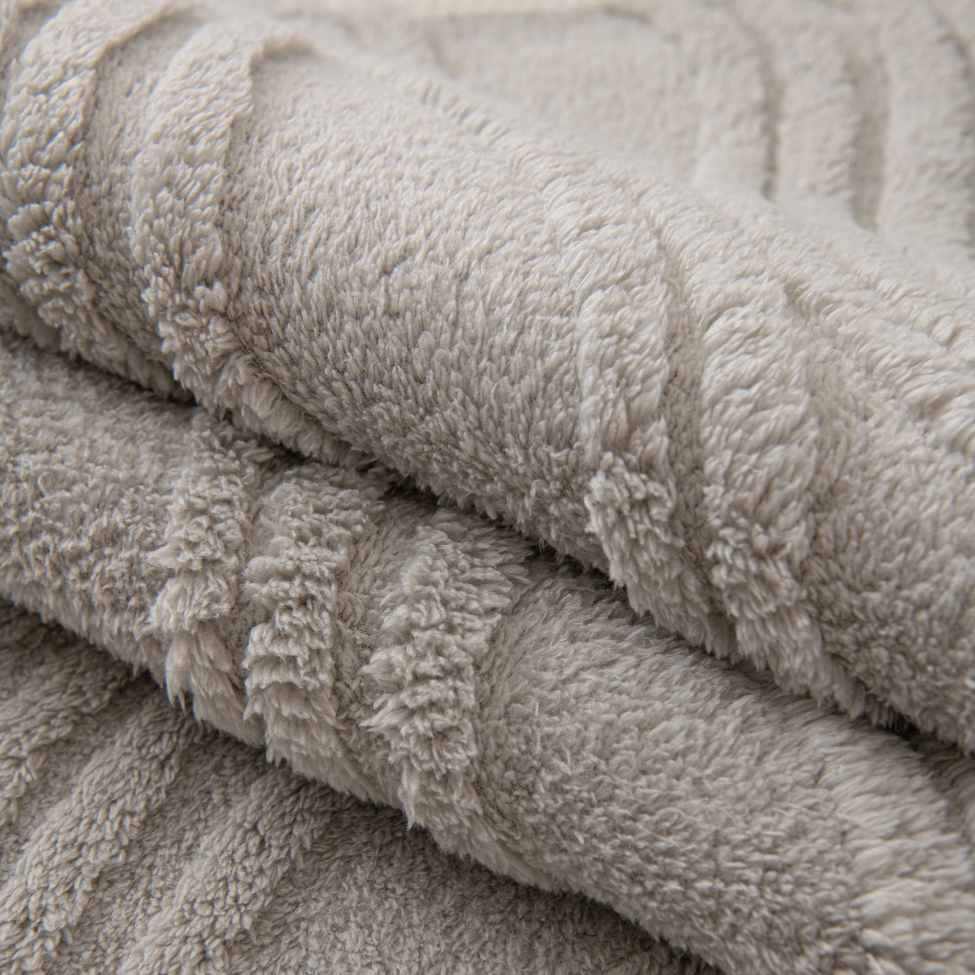 Close-up of Winter Thickened Non-slip Blanket, Three-Dimensional Embossed Cotton Velvet Sofa Cover texture