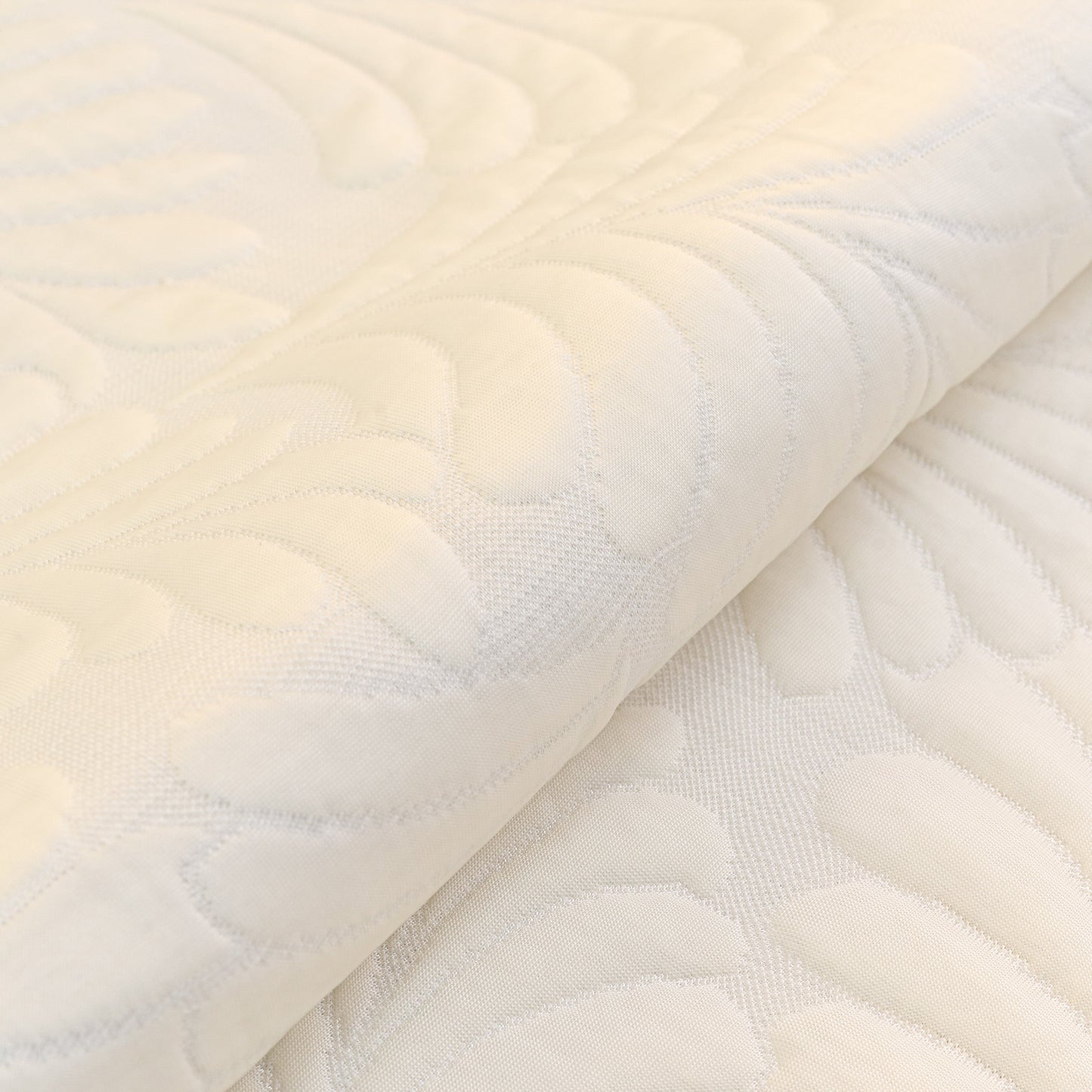 Sofa Cover for Leather & Fabric Couches, 3D Leaf Embossed Quilted Furniture Covers showing detailed quilted leaf design.