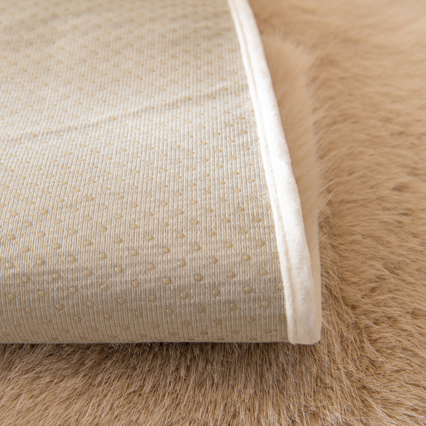 Faux Mink Velvet Luxury Fluffy Sofa Cushion, Winter Warm Thick Plush Non-slip Sofa Covers detail view