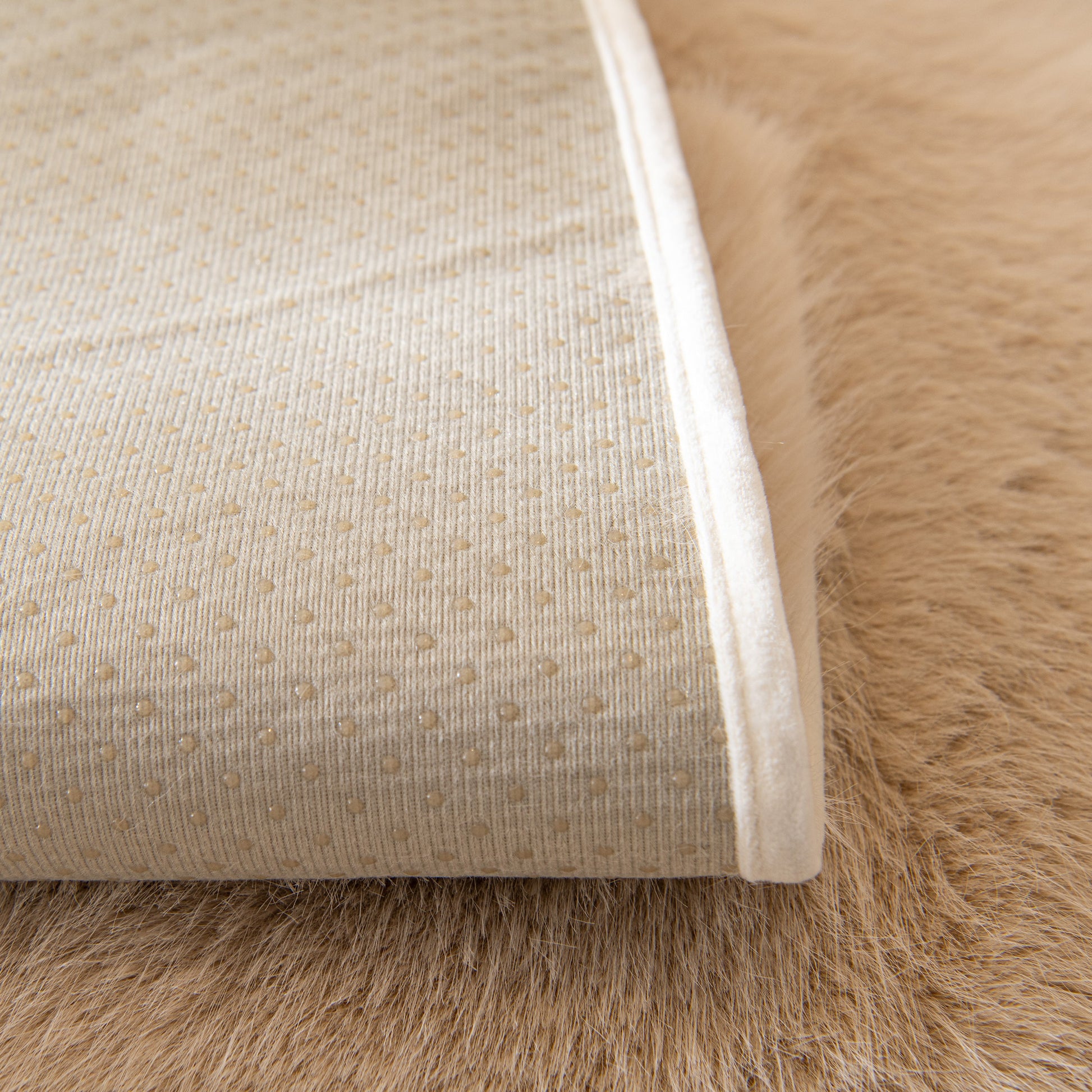 Faux Mink Velvet Luxury Fluffy Sofa Cushion, Winter Warm Thick Plush Non-slip Sofa Covers detail view