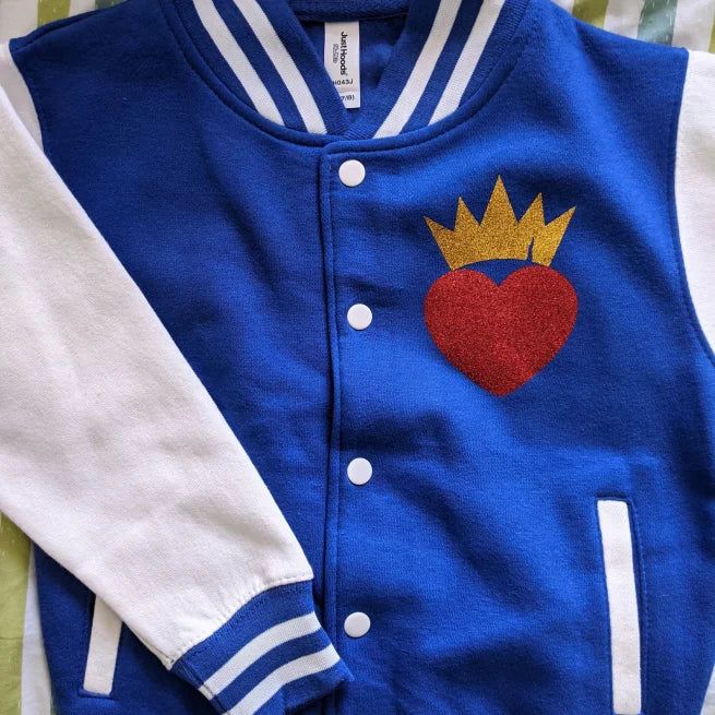 Disney Descendants Evie Heart Varsity Jacket