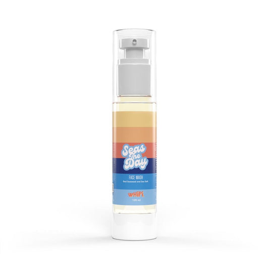Seas The Day Face Wash with red seaweed and sea salt, 150 ml bottle