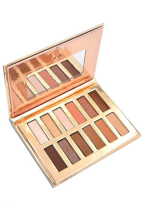 Revamped - ES20 Eye Palette with warm-toned shades for professional artistry, featuring rich color payoff and seamless blending.