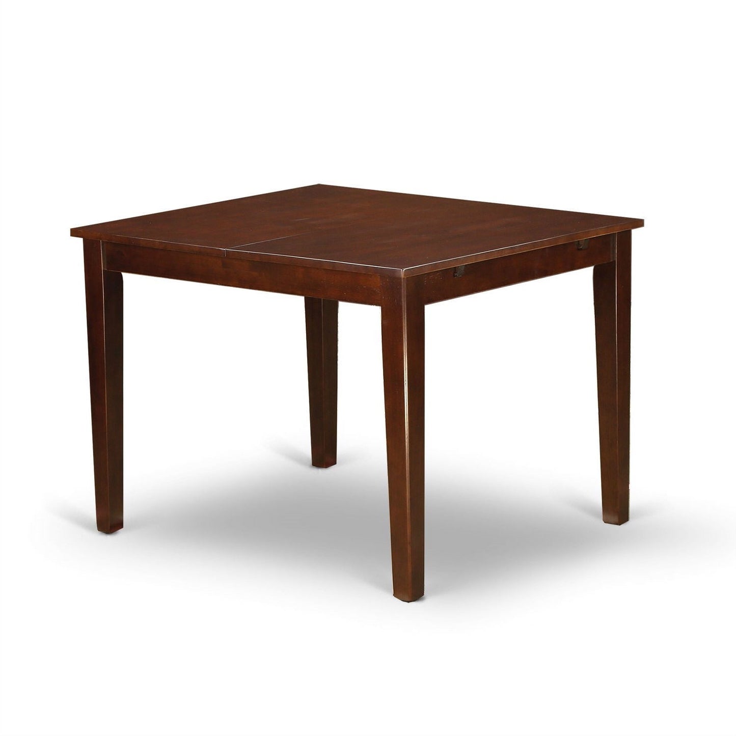 Mission Style 7-piece Dining Set in Mahogany Wood Finish square table