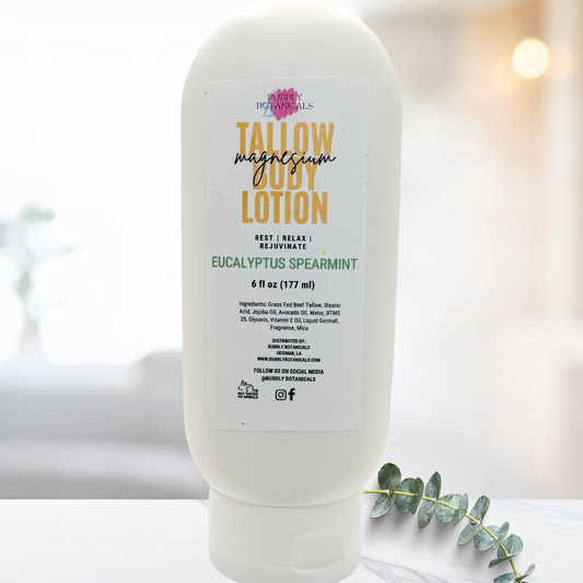 Magnesium Tallow Lotion - Eucalyptus Spearmint | Cool Relief