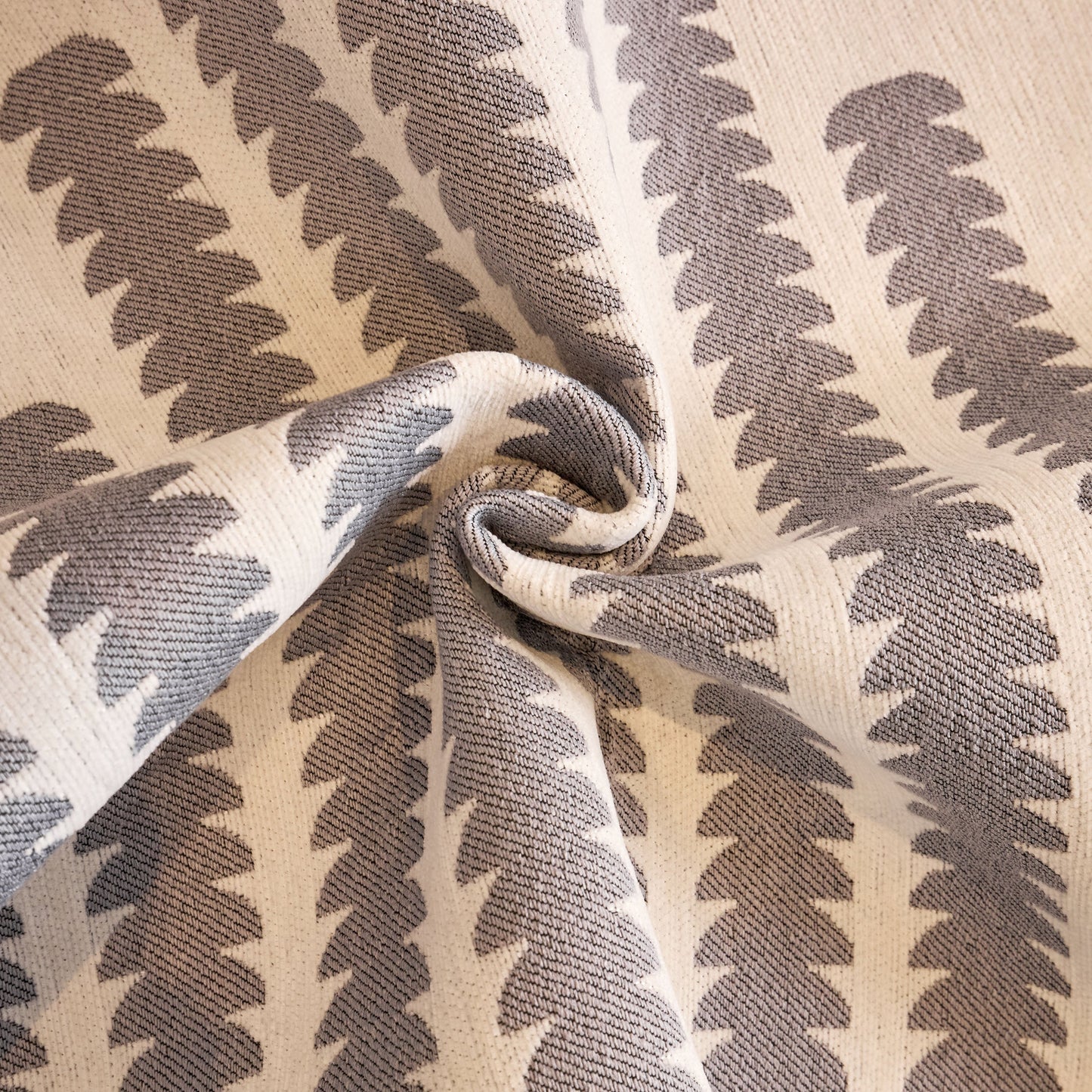Close-up of textured fabric for Vertical Stripes Sectional Sofa Cover Slipcover - Non-Slip, Fits L-Shape Couches.