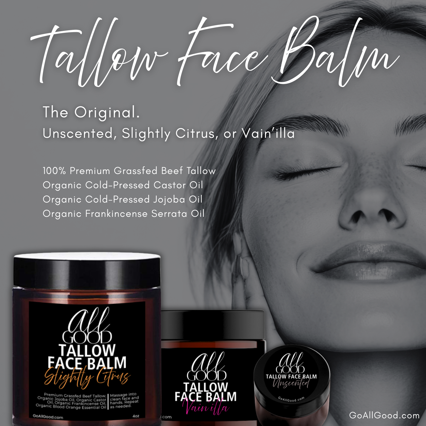 Tallow Face Balm - Unscented