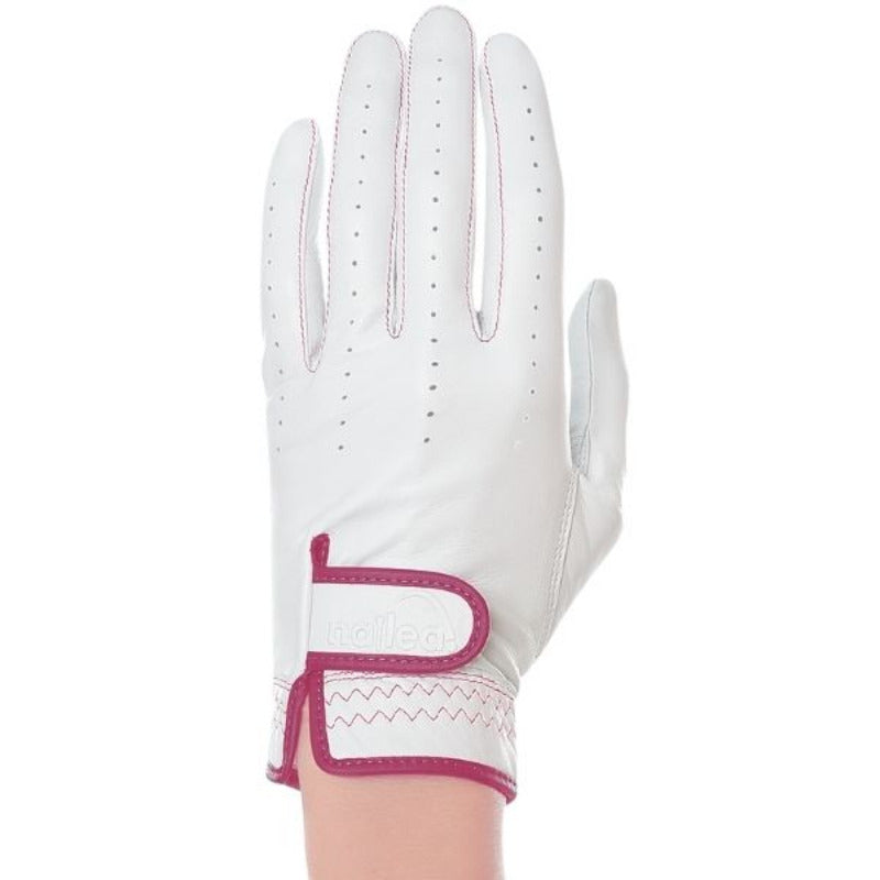 Premium Standard Golf Gloves White for women, enhancing grip and fit. Luxury and Standard sizing available.